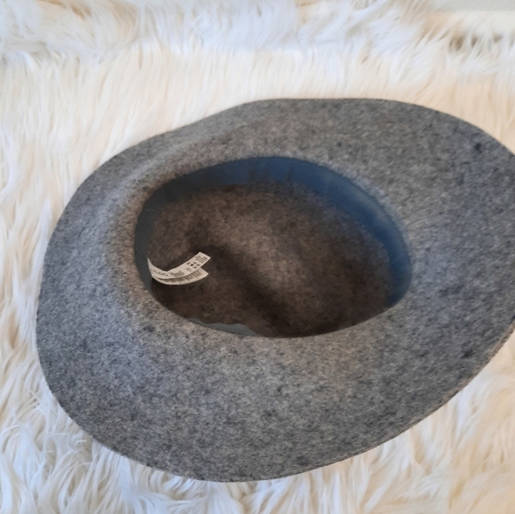 ALDO Gray Wool Floppy Hat - Picture 3 of 5